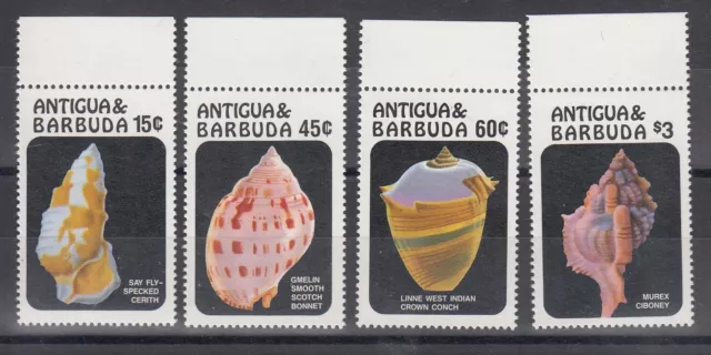 Timbre Stamp 4 Ile Antigua Y&T#919-22 Coquillage Shell Neuf**/Mnh-Mint 1986 ~E58