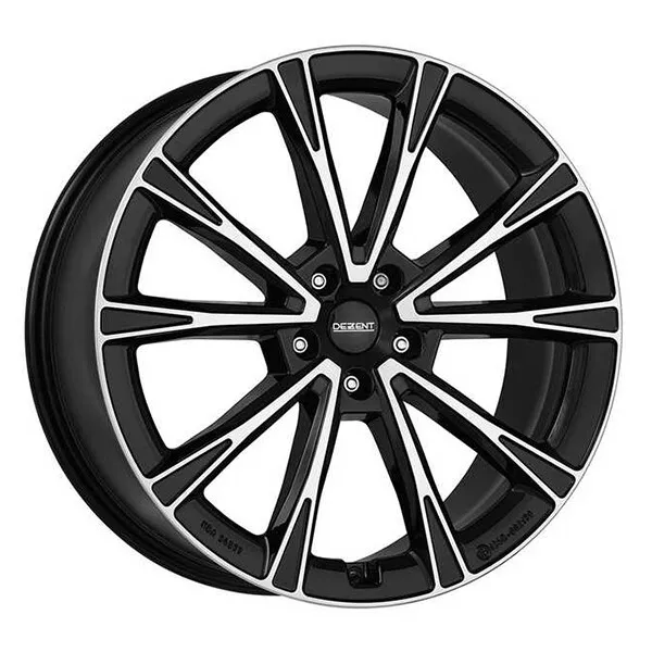 Jantes Roues Dezent Ar Dark Pour Renault Megane Iii 7.5X19 5X114.3 Black/Po Mn7