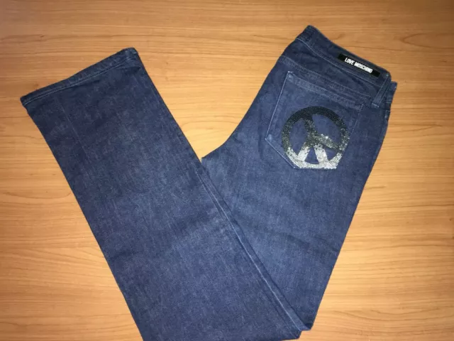 Moschino Jeans Donna/Woman Strass Tg. 26 Scontato!!!