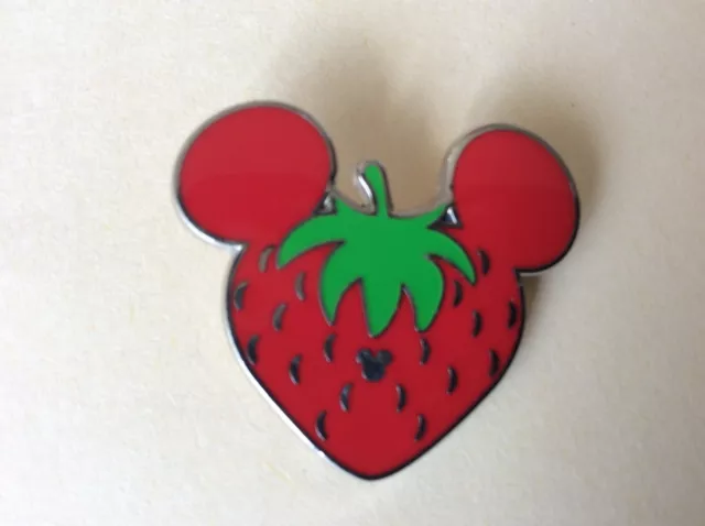 Disney Hidden Mickey Fruit Series Strawberry Completer Pin Authentic