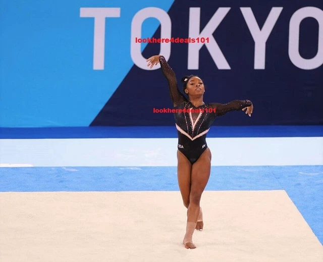 OLYMPICS 2020 PHOTO 8x10 Simone Biles Team USA Women Gymnastics Tokyo