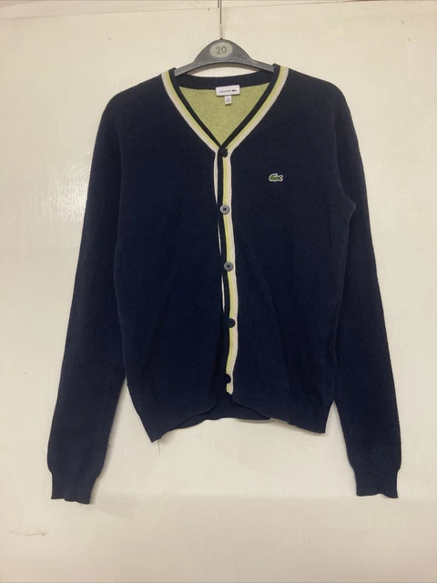 Cardigan multicolore abbottonato Lacoste bambini unisex età 14