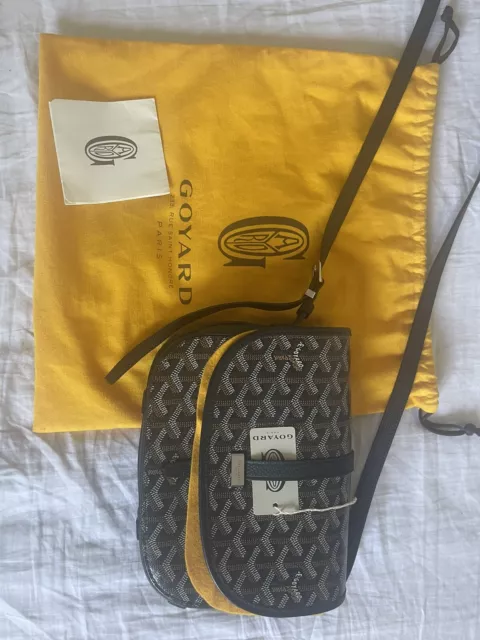 Goyard Goyardine Belvedere II Black PM Messenger Bag, BELVE2PMLTY01CL01P