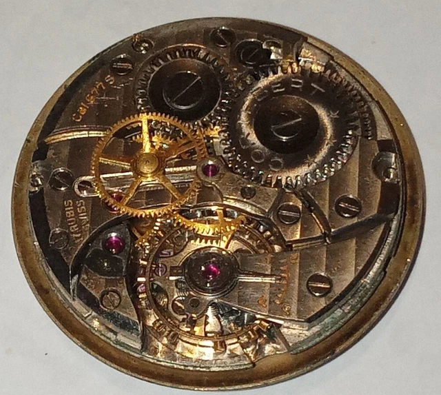 Mouvement Mécanique Complet Universal Genève 285 - Pièce D'occasion Pour Montre Vintage
