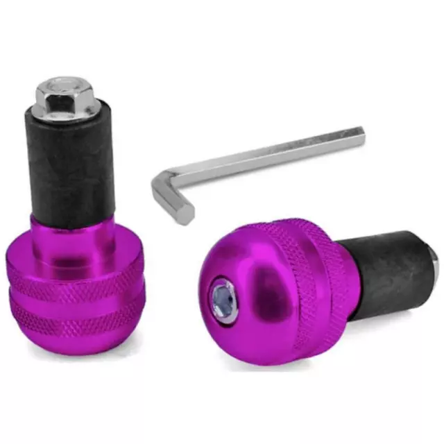 Paar Gegengewichte Lenker Soft Viola Universal Roller Motorrad Baker BAR