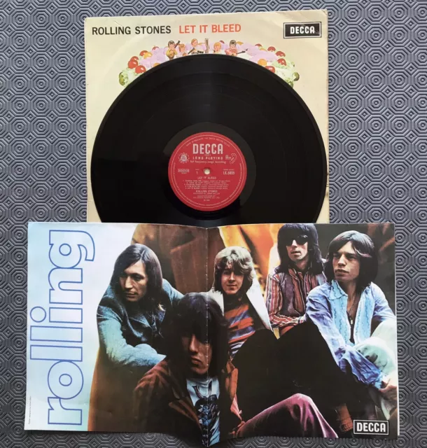 Genuine The Rolling Stones-Let It Bleed-1St Uk Mono Press-Vg+/ Excellent Audio