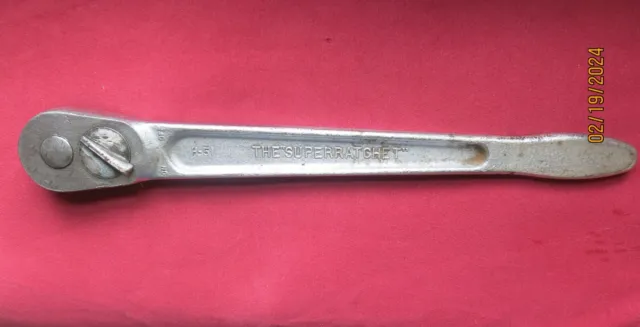J. H. Williams 3/4" Drive Ratchet H-51 The "superratchet" Made in USA