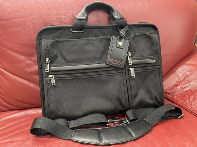 TUMI Germent Bag  26114D4 Black With Shoulder Free Shipping