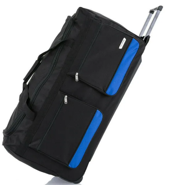 36" XL Large Suitcase Wheeled Bag Big Holdall Lightweight Luggage Case Hold 135L