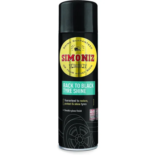 Simoniz Back to Black New Look Tyre Shine 500ml Gloss Finish Tyreshine SAPP0074A