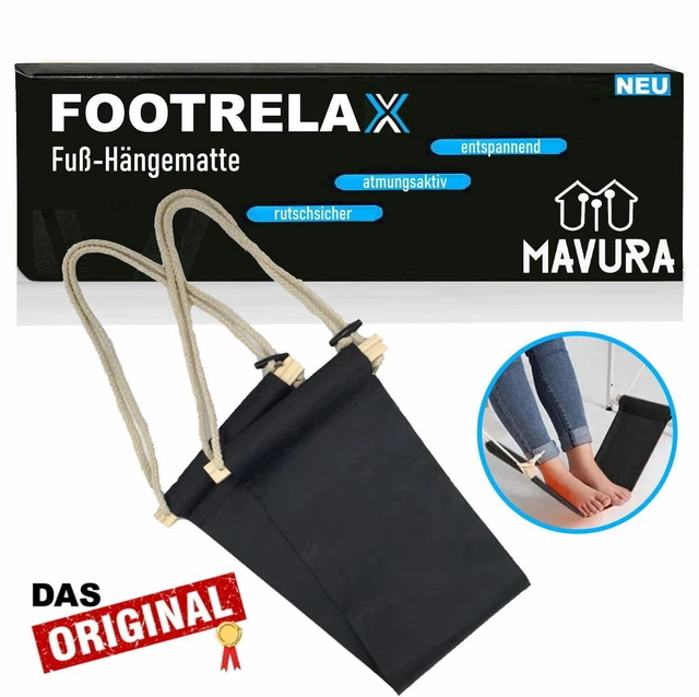 FOOTRELAX Tragbare Fuß-Hängematte Büro Schreibtisch Fußstütze Tisch Reise Ablage