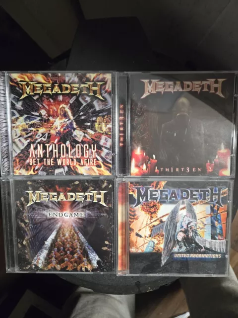 Megadeth cd lot (4)  FREE SHIPPING