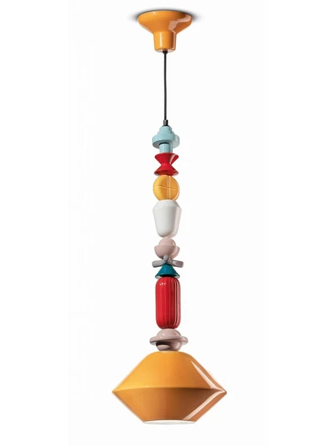 Lampada a sospensione Lindby Belarion, multicolore, a 5 luci, 65 cm