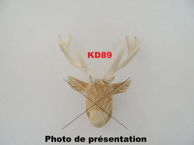 2 Bois De Cerf En Vrai Bois - 109mm - Pour Horloge Coucou Forêt Noire Ou Trophée
