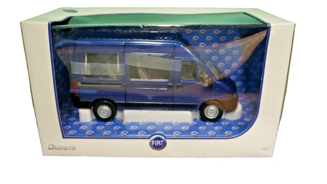 NOREV FIAT DUCATO Mini Bus Blue 1/24 Scale Die Cast 591486 Dealer