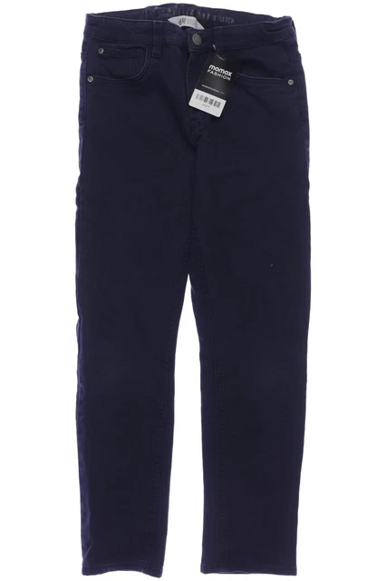 H&M jeans ragazzi pantaloni denim taglia EU 146 elastan, cotone blu navy #jlrsj7b