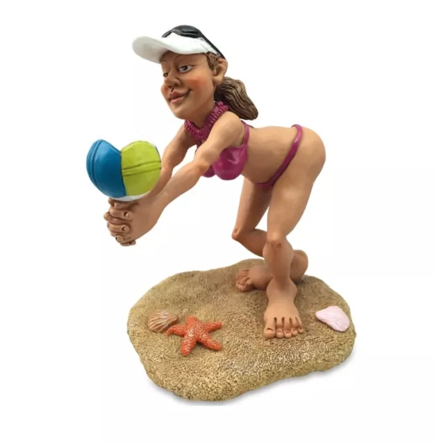 Estatuilla Caricatura Mestieri Funny Collection Les Alpes Beach Volley 014 99650