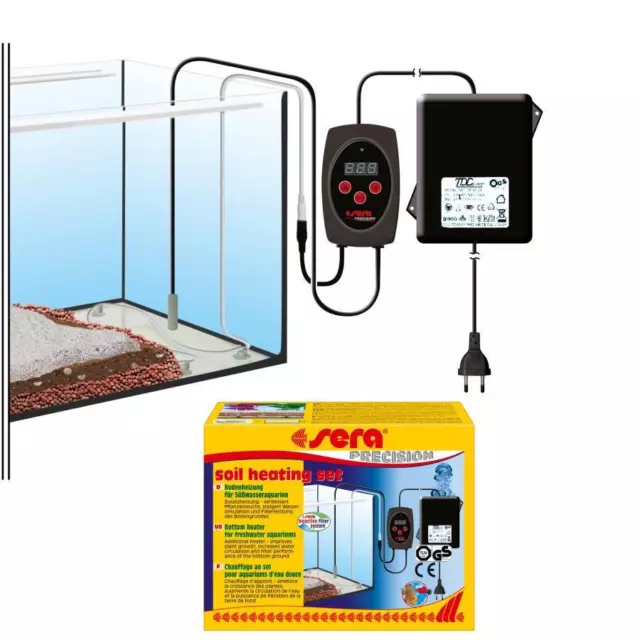 sera soil heating kit - chauffage au sol commandé par ordinateur pour aquariums d'eau douce 2