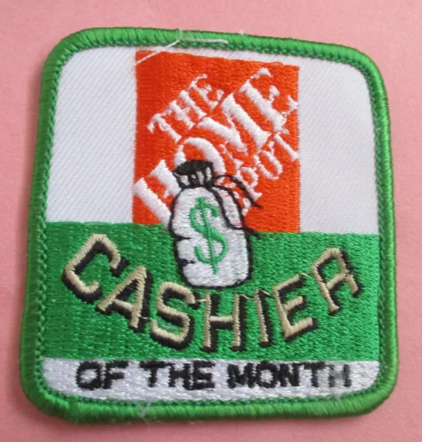 Home Depot Cashier of the Month Unused Iron-On Patch