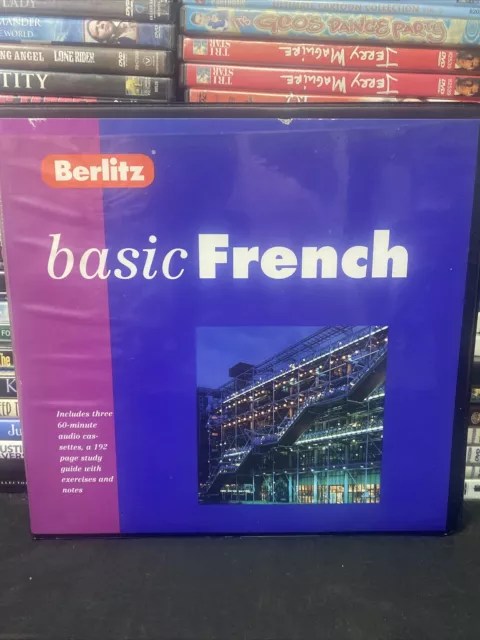 French with Book (Berlitz Basic) - Audio Cassette - GOOD