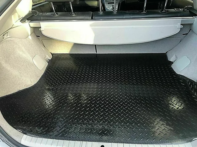 Fits Kia EV6 2021 Onwards Fully Tailored Black Rubber Car Boot Mat (liner)