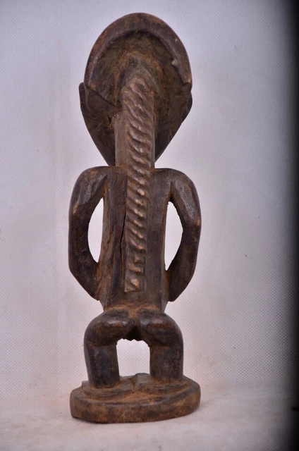 African tribal art, Luba statue from democratic republic of Congo. 5