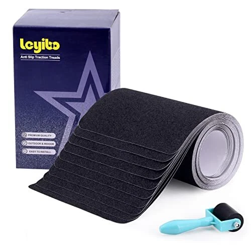 Cinta de tracción antideslizante de 7"" x 30"" cinta con rodillo (paquete de 10), agarre precortado