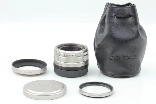 [Fast Neu / Kapuze] Contax Carl Zeiss Planaren T 35mm F2 Glas Für G1 G2 aus