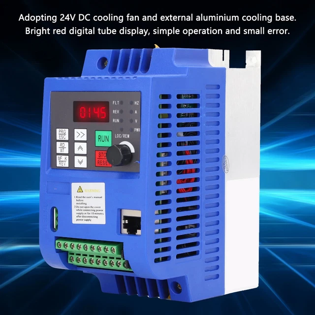 VARIABLE FREQUENCY DRIVE Single Phase 220V AC Input 3 Phase 0-220V AC ...