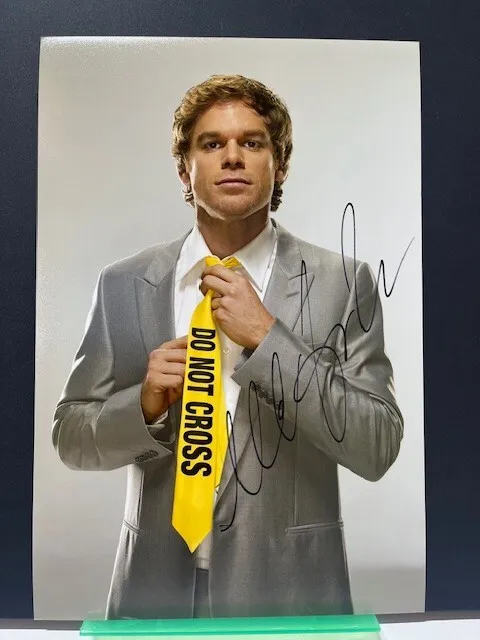 Personally Signed 8inx12in Photograph of Michael C Hall as Dexter