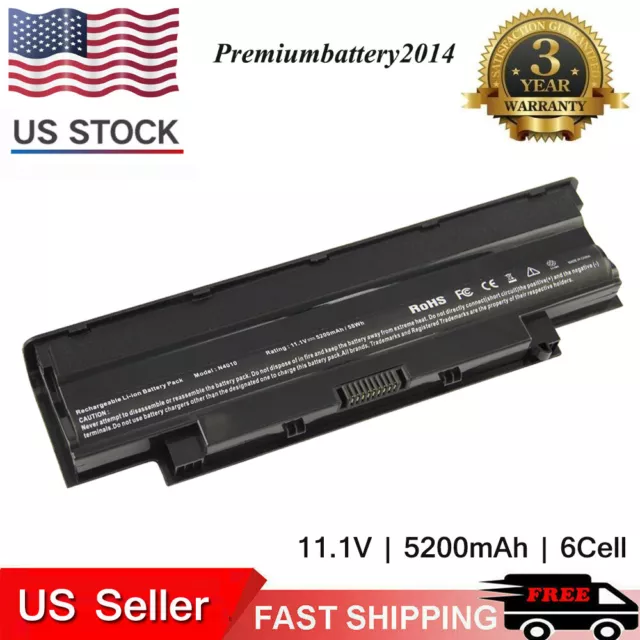 6 Cells Replace Battery For Dell Inspiron M5030 N3010 N4010 N5010 N7010 N5040