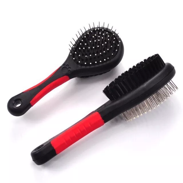 Pet Grooming Brush cat Dog Double sided hair comb for long and short hair.    .