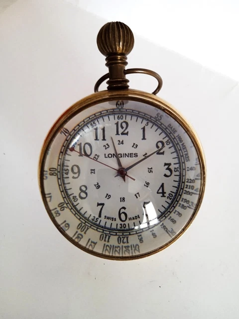 Orologio Da Tasca Meccanico SEWOR A Carica Manuale, Quadrante Grande Con Lente, Bronzo