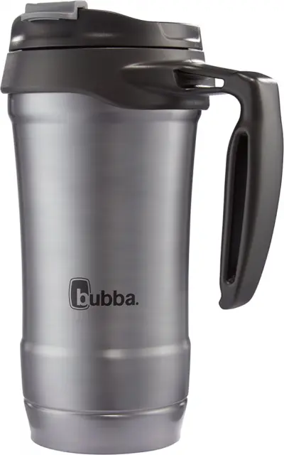 bubba Hero Dual-Wall Vacuum-Insulated Stainless Steel Travel Mug, 18 Gunmetal