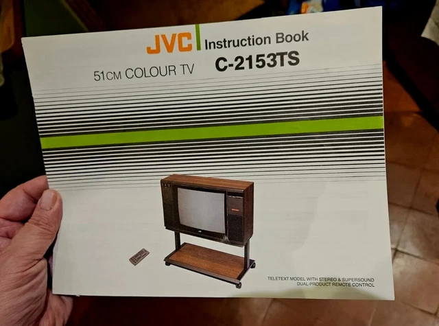 Television Operating Instructions - JVC Colour TV C-2153TS