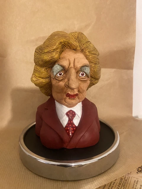 Spitting image Margaret Thatcher toy custom painted