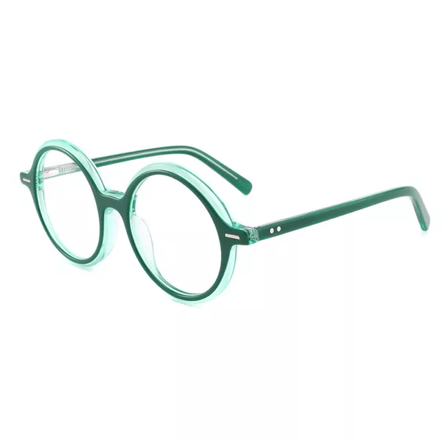 New Style Acetate Oversize Round Eyeglass Frame Retro Glasses Vintage Spectacles