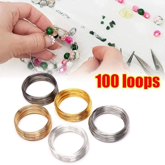 Loop Circle Bracelets Steel Wire DIY Jewelry Memory Wire  Bracelet