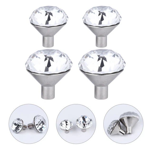 4 Pcs Cupboard Knobs Door Knobs Handle Drawer Pulls Wardrobe 6