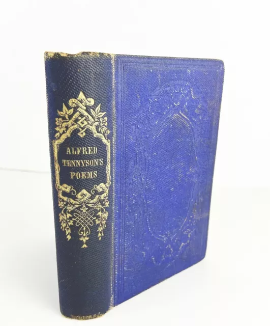 The Poetical Works of Alfred Tennyson Complete in 1 Volume 1860 Gold Gilt Trims