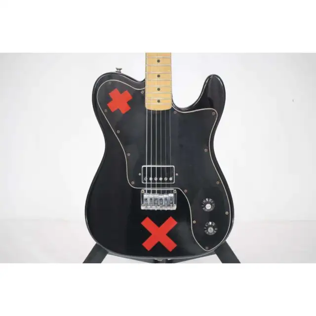 Electric Guitar Deryck Whibley Telecaster Black 2007 SUM41 Used Squier USED