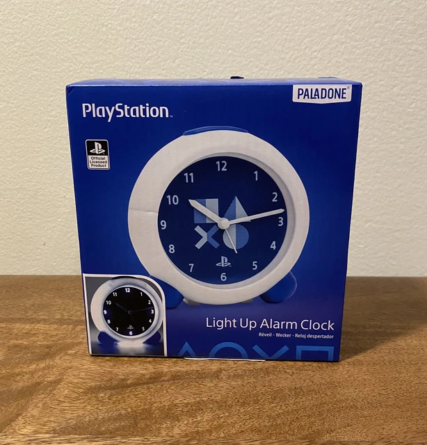 NEW! OFFICIAL PLAYSTATION PS5 PS4 Light Up Alarm Clock Paladone Night