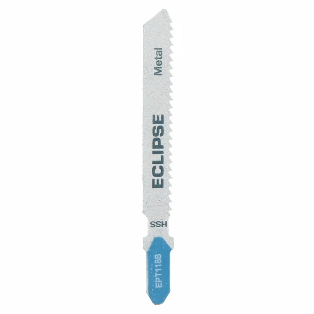 10 Eclipse EPT118B HSS Jigsaw Blade 2.5-6mm Cutting Progressive Teeth Mda-Thick 4