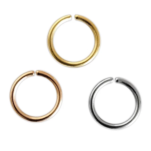 Set Piercing Cartilagine 16 Pezzi Piercing Sopracciglio In Acciaio Inox - Helix, Trago, Labbro Con Asta Piegata Piercing Labbro Regolabile - Foto 5