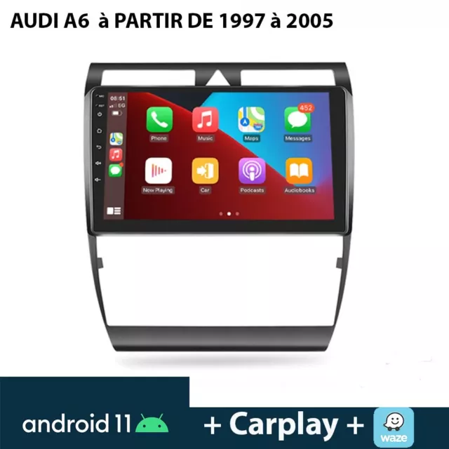 2 DIN ANDROID 12 Autoradio GPS Navi For Audi TT MK2 8J Radio Player Wifi BT  DVD EUR 201,67 - PicClick FR