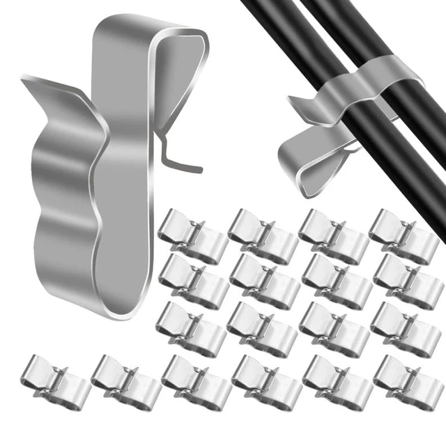 Edelstahl Wasserführungsclips Für Solarmodule - 10 Stück Für Bessere Effizienz