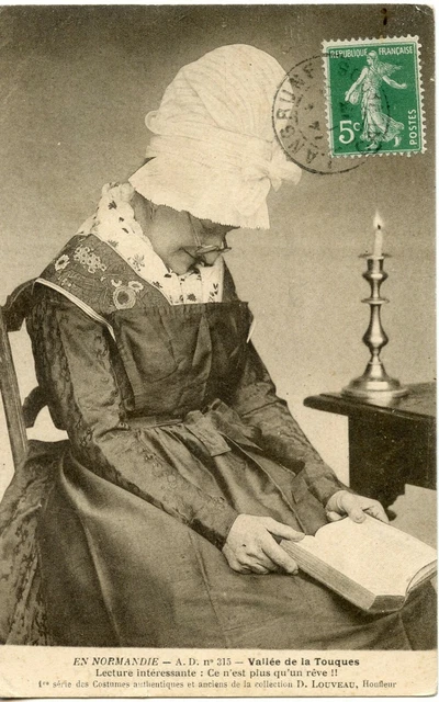 Cpa / Calvados / History Of Costume In Normandy Valle De La Touques Reading