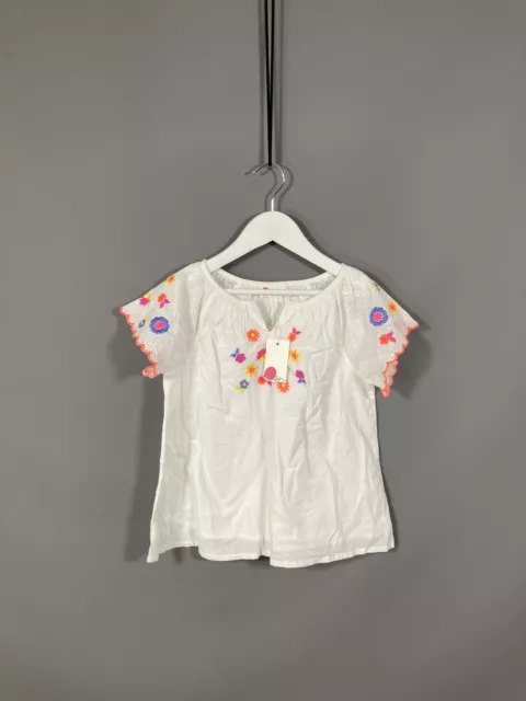 BODEN Top - Age 8-9yrs - White - New With Tags - Girl’s