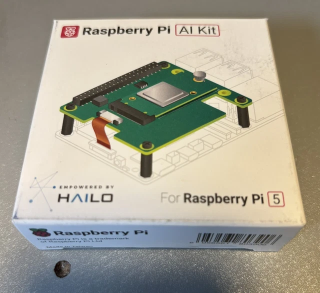 OFFICIAL RASPBERRY PI 5 AI KIT Expansion Board M.2 HAT+ M KEY Hailo-8L ...