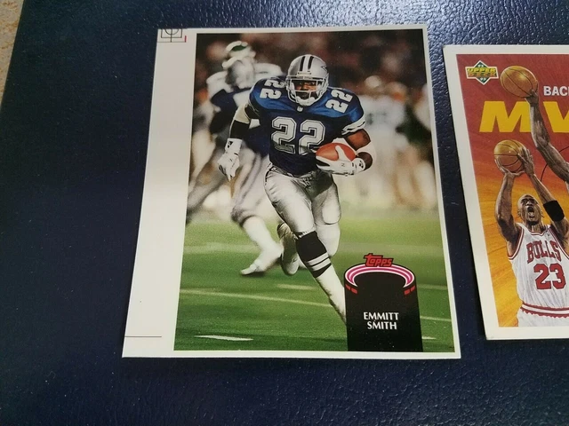 Emmitt Smith Dallas Cowboys 1993 Topps Stadium Club NFL PRE PRINT BLANK PROOF